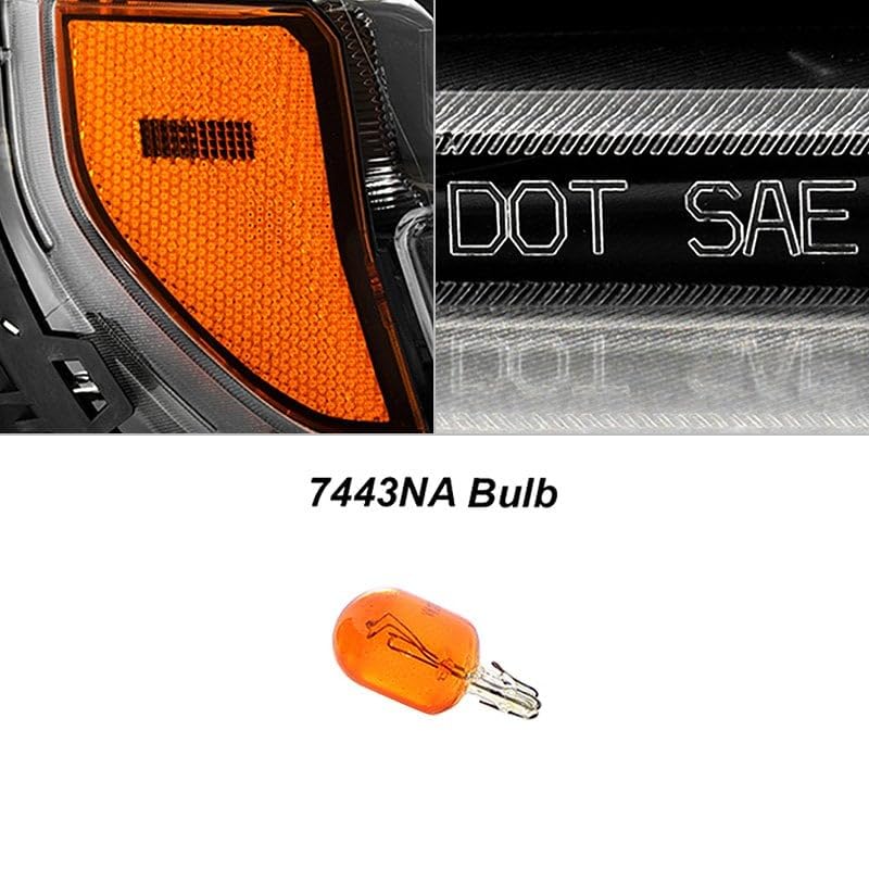 Chevy Silverado 1500 19-22 Spyder (POE) LED High/Low Beam w/Halogen Signal Headlight - Signal-7443NA(Included) - OE Right (GM2503497)