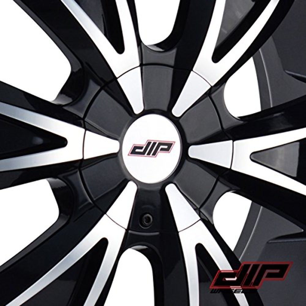 DIP Vibe D38-2811B Wheel with Machined Finish (20x8.5"/5x72.644mm, 35mm offset)