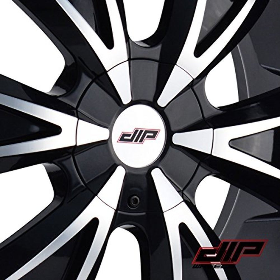 DIP Vibe D38-2811B Wheel with Machined Finish (20x8.5"/5x72.644mm, 35mm offset)