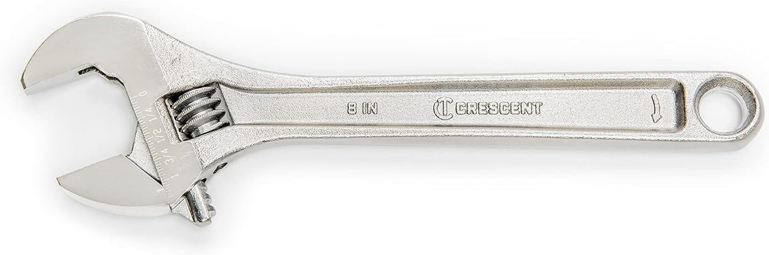 8" Adjustable Wrench Crescent - Bagged