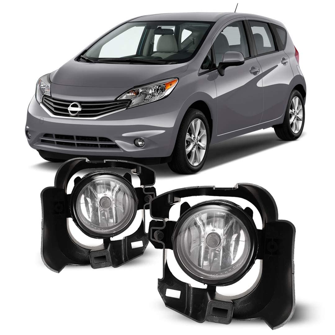 OEM Series Winjet for [2014 2015 2016 Nissan Versa Note] Driving Fog Lights + Switch + Wiring Kit