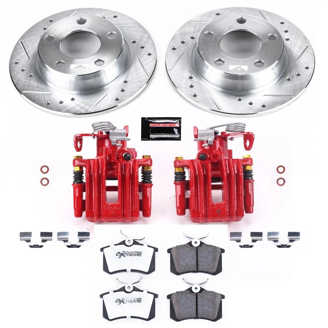 Power Stop Rear KC940-26 Z26 Street Warrior Brake Kit For Audi Allroad Quattro 2001-2005 [Model Specific]