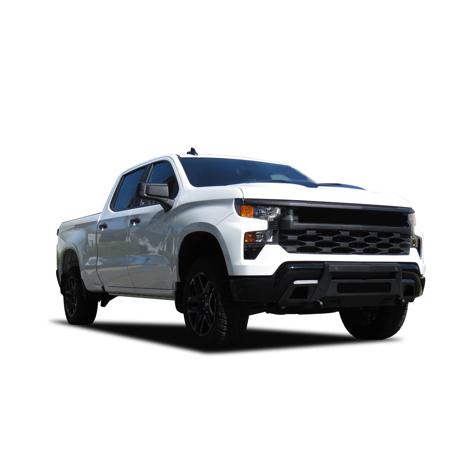 Black Horse Armour III Front Light Duty Bumper Black (Excl. 2022 1500 LTD, ZR2,Diesel, 4-Cylinder Turbo Gas and models with super cruise system) Compatible with 2022-2024 Chevrolet Silverado 1500