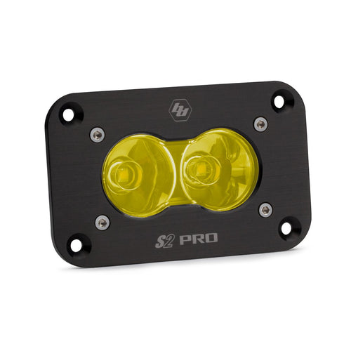 Baja Designs Amber S2 Pro 48-81016 LED Flood/Work Flush Mount,1 Pack