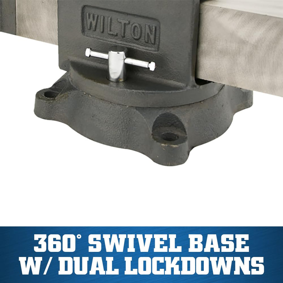 4" Jaw Width Wilton Shop Bench Vise, 4" Max Jaw Opening, 2-3/4" Throat (Model WS4)