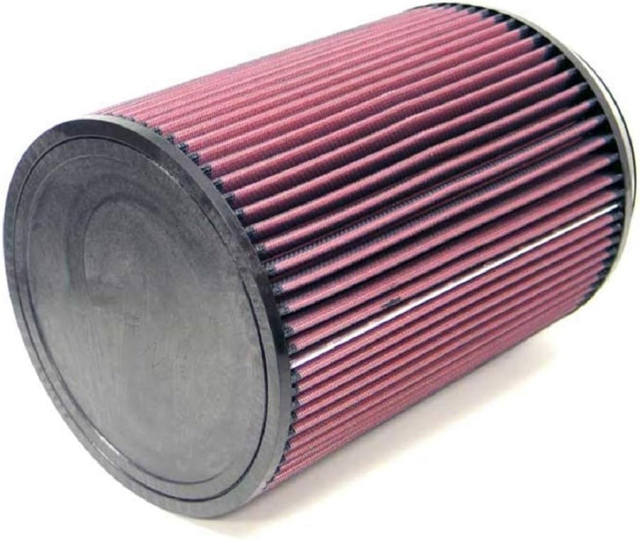High-Flow K&N Original Lifetime Universal Clamp-On Air Filter: High Performance, Premium, Washable: Flange Diameter: 6 In, Filter Height: 10 In, Flange Length: 1 In, Shape: Round, RU-3270