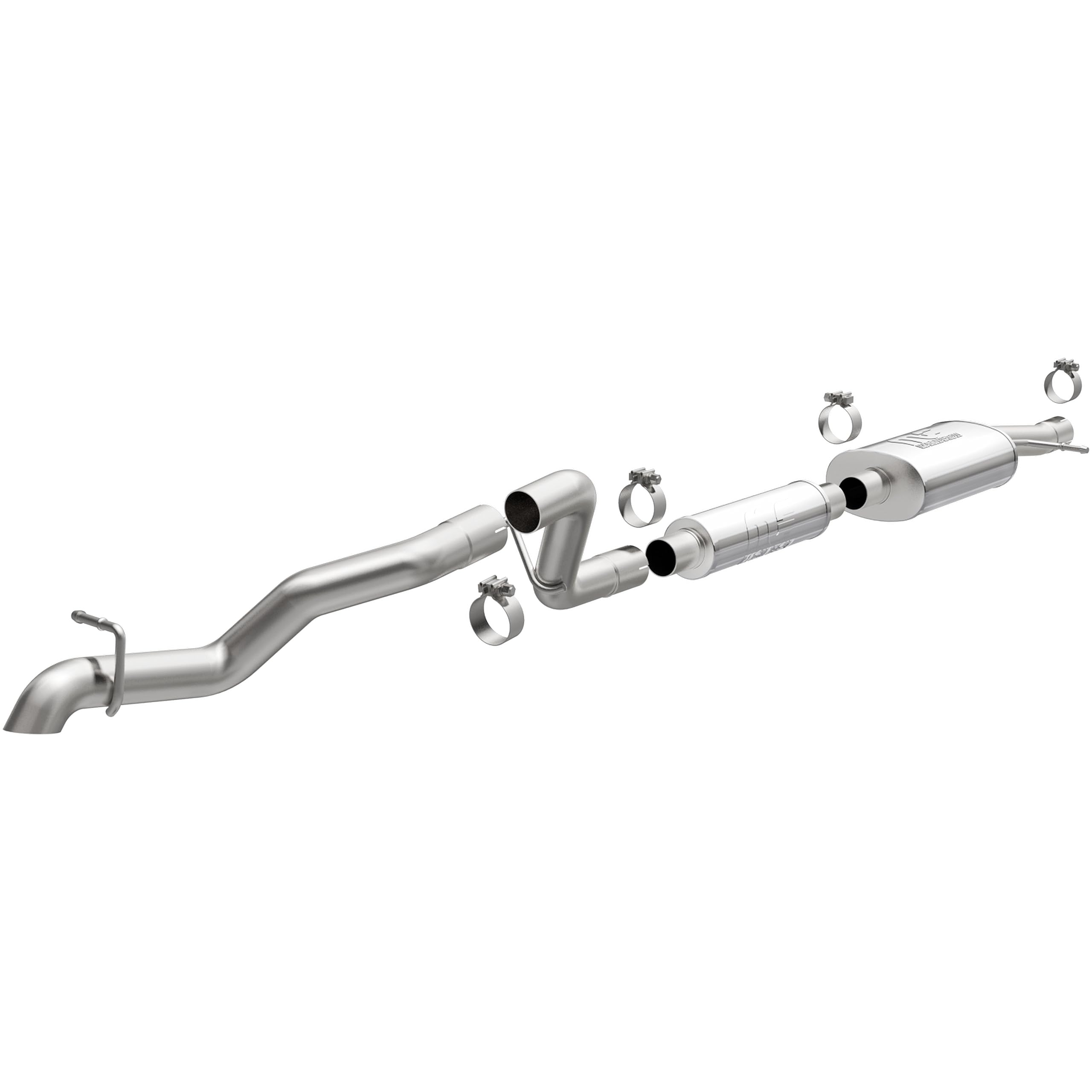 MagnaFlow Exhaust Performance System 19539: Cat-Back, Overland Series, Single Straight Driver Side Rear Exit Style