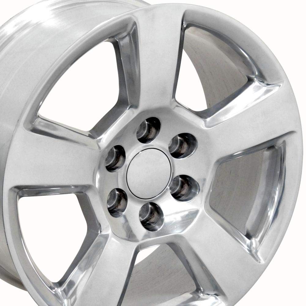 CV76 OE Wheels 20" Replica Wheel CV76 Fits Chevrolet Tahoe Rim 20x9 Polished Wheel