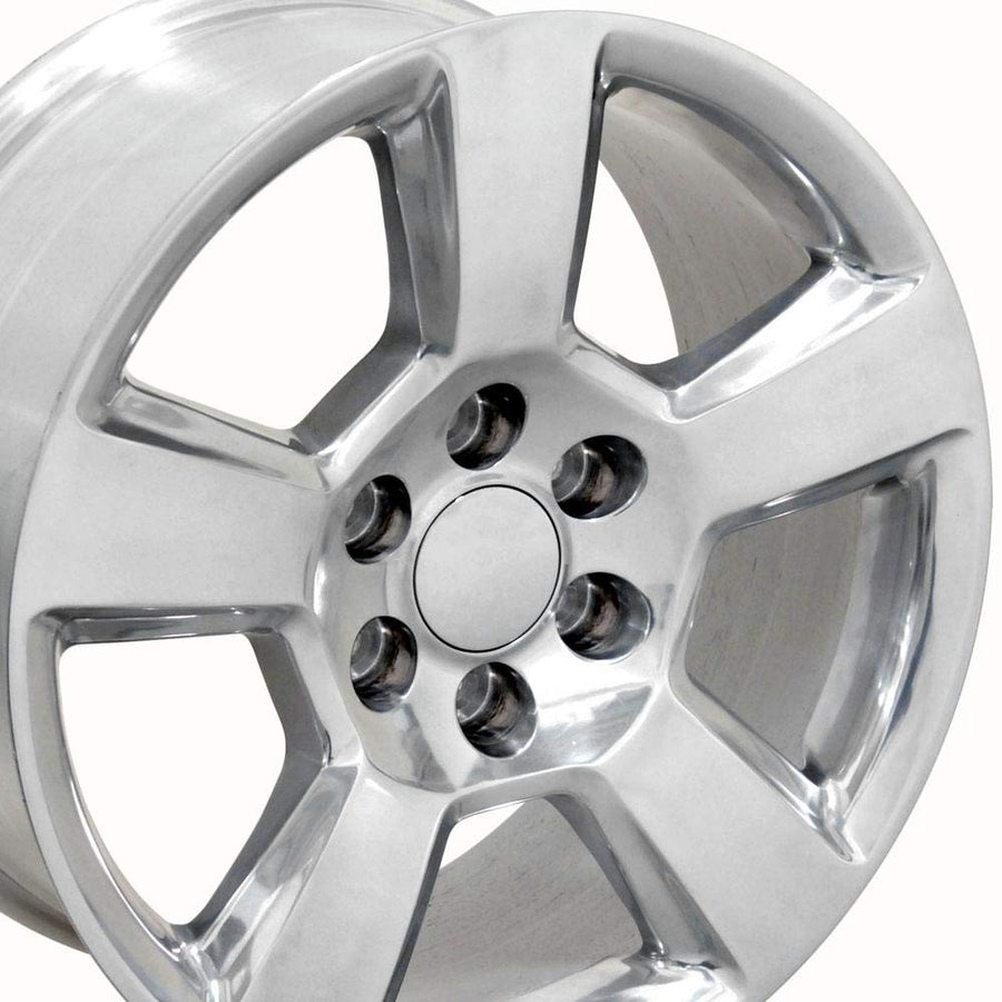 CV76 OE Wheels 20" Replica Wheel CV76 Fits Chevrolet Tahoe Rim 20x9 Polished Wheel