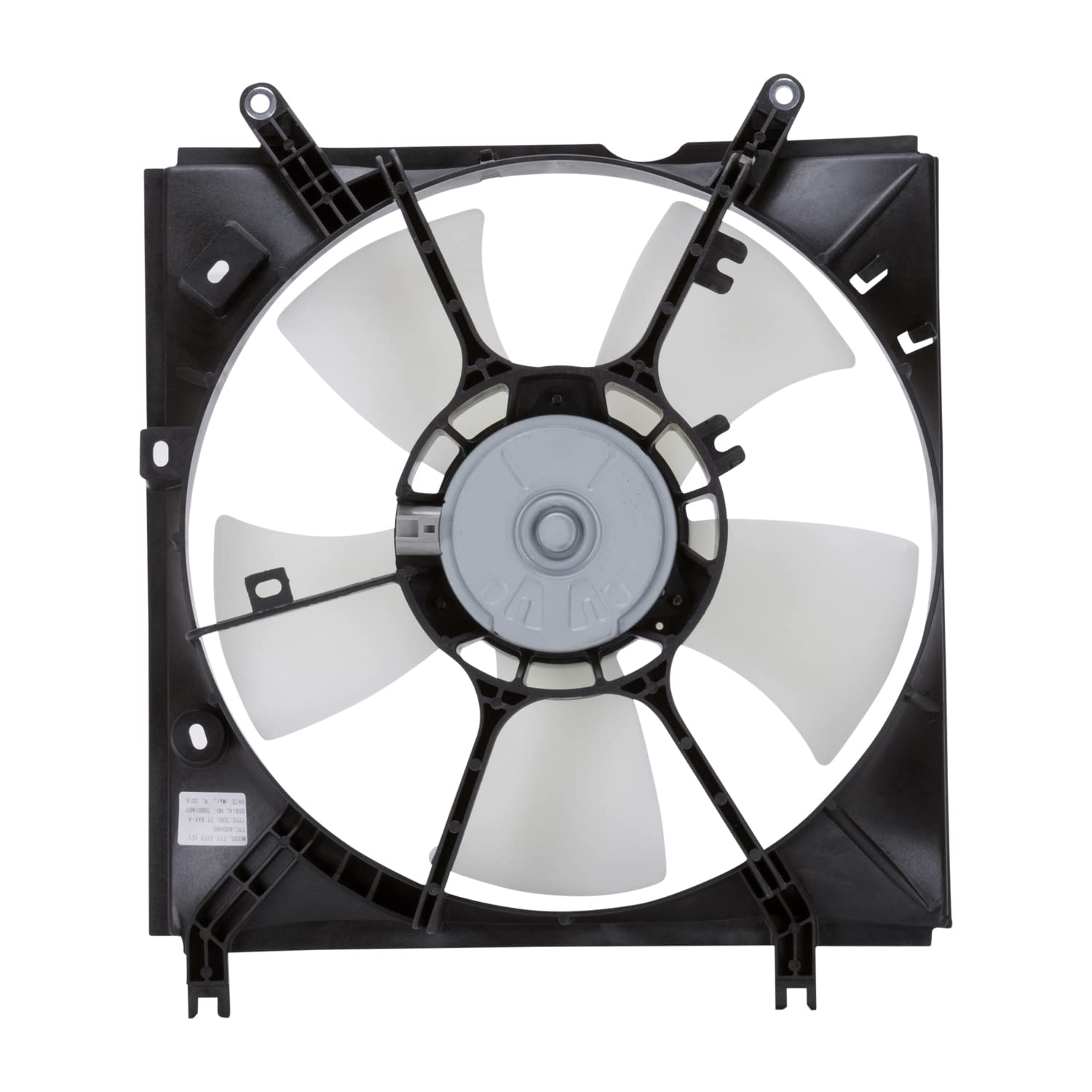 Cooling Fan Assembly TYC 600460 Compatible with 2001-2005 Toyota Rav4, Black