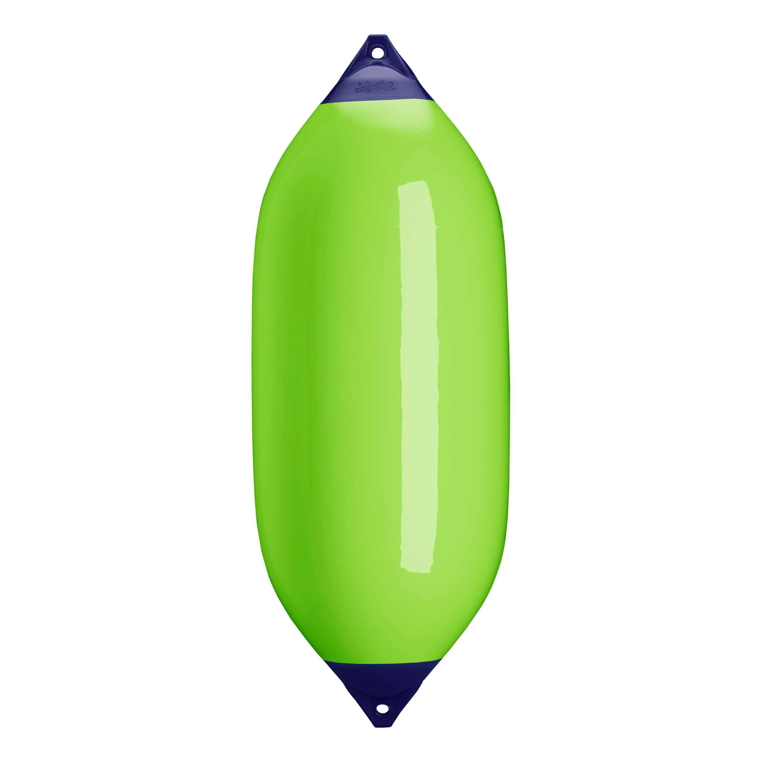 F-13 Polyform Boat Fender Standard Blue Ropehold - Lime
