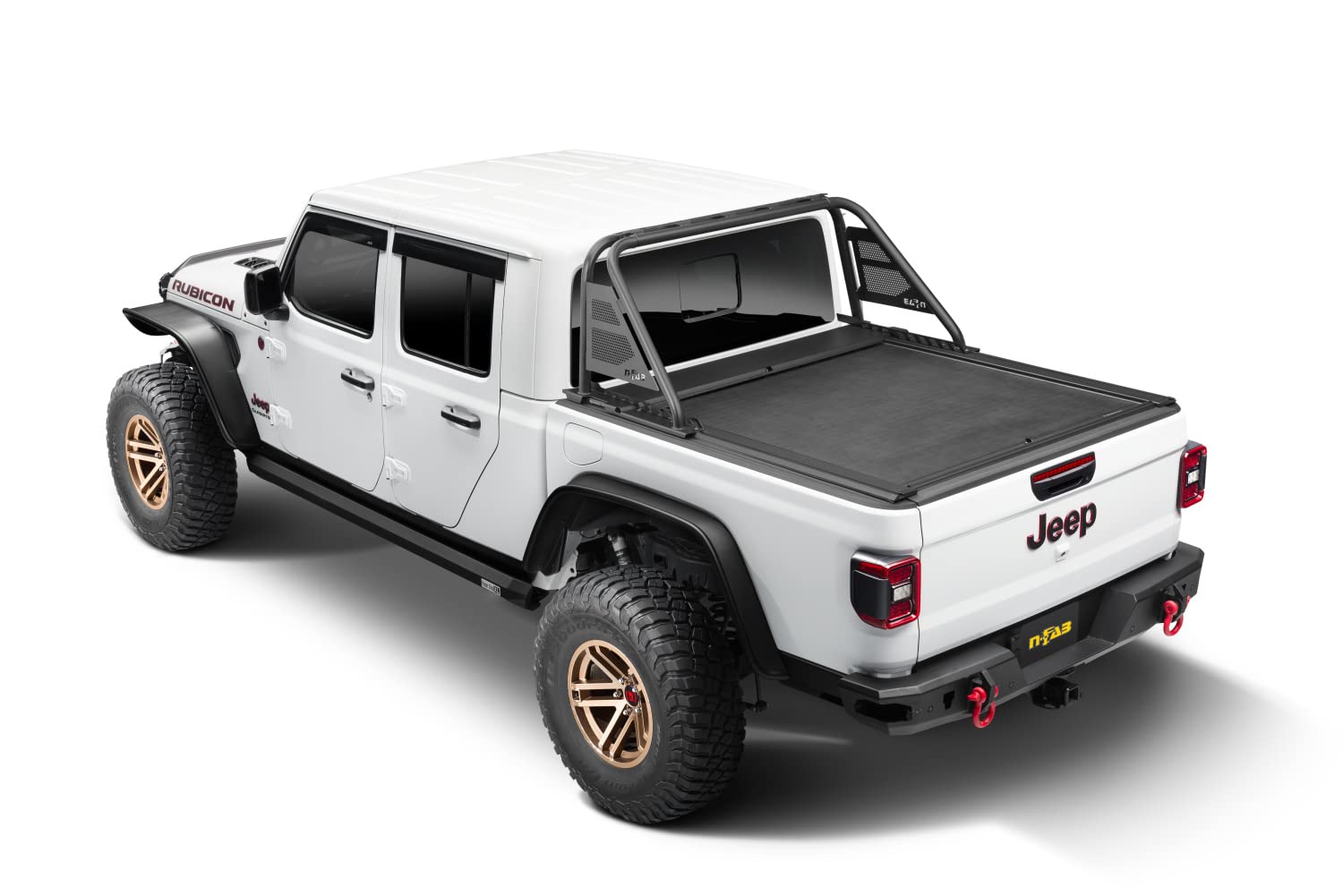 ARC Sport Bar RealTruck for Jeep Gladiator JT | Sturdy Modular Design, Mounts into T-Slot, Textured Black | J19BR-RLT | Fits 2020 - 2025 Jeep Gladiator JT Any Cab