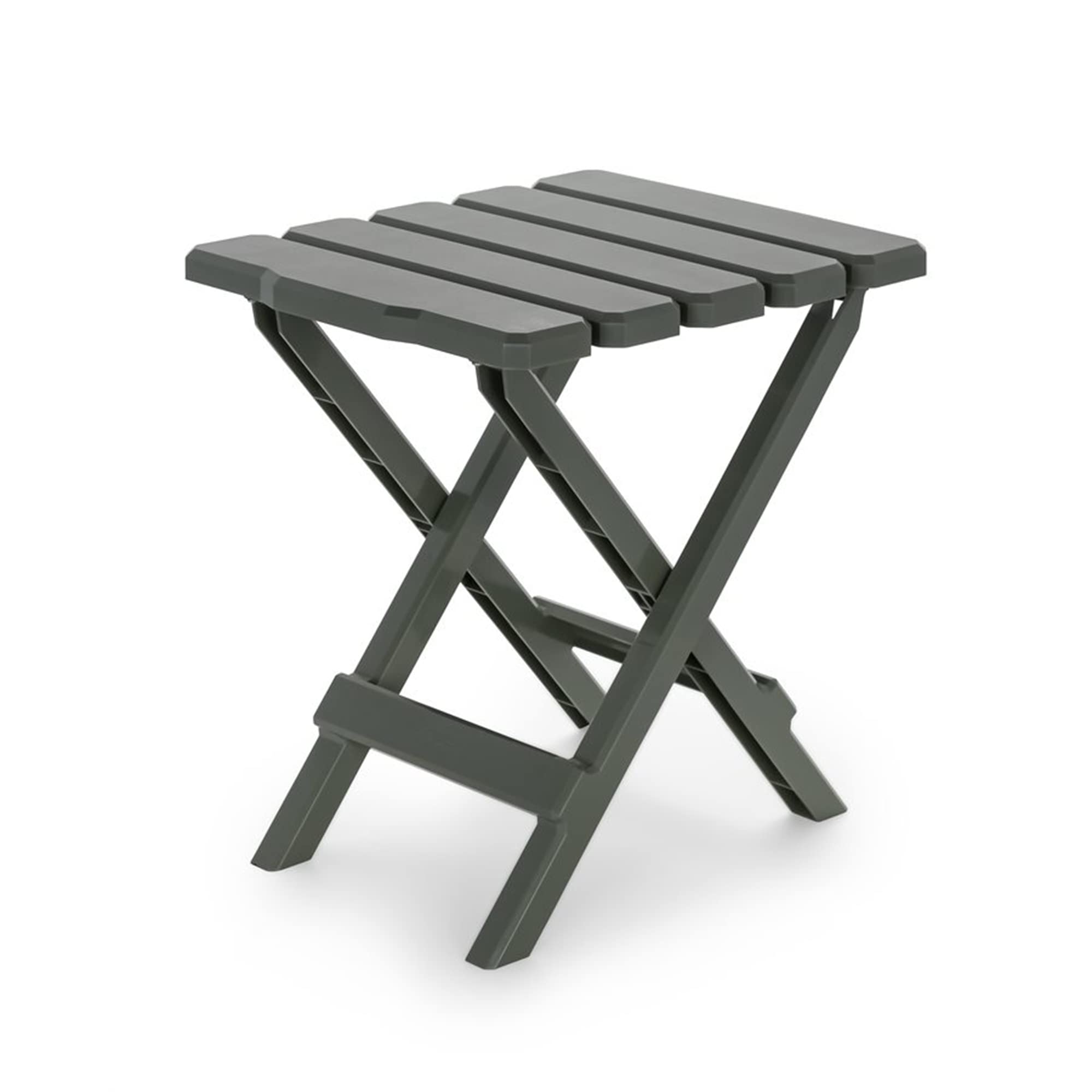 Quick-Folding Camco Adirondack Table, Plastic, Sage