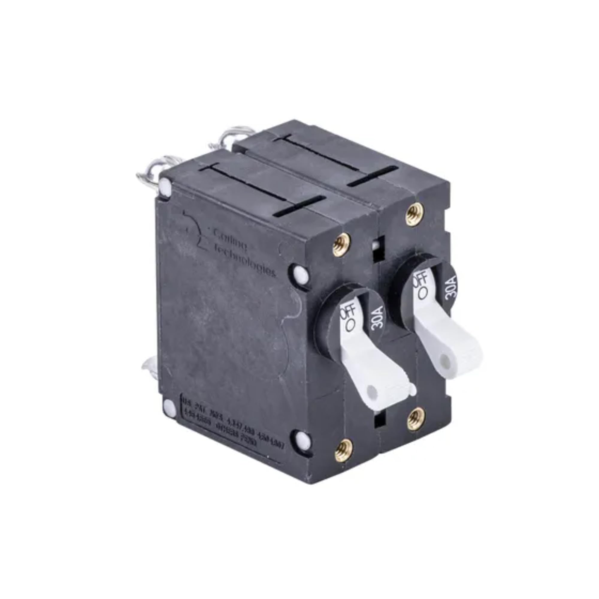 Sierra Circuit Breaker, Std Wht Toggle, Dbl Pole, 30A CB50460