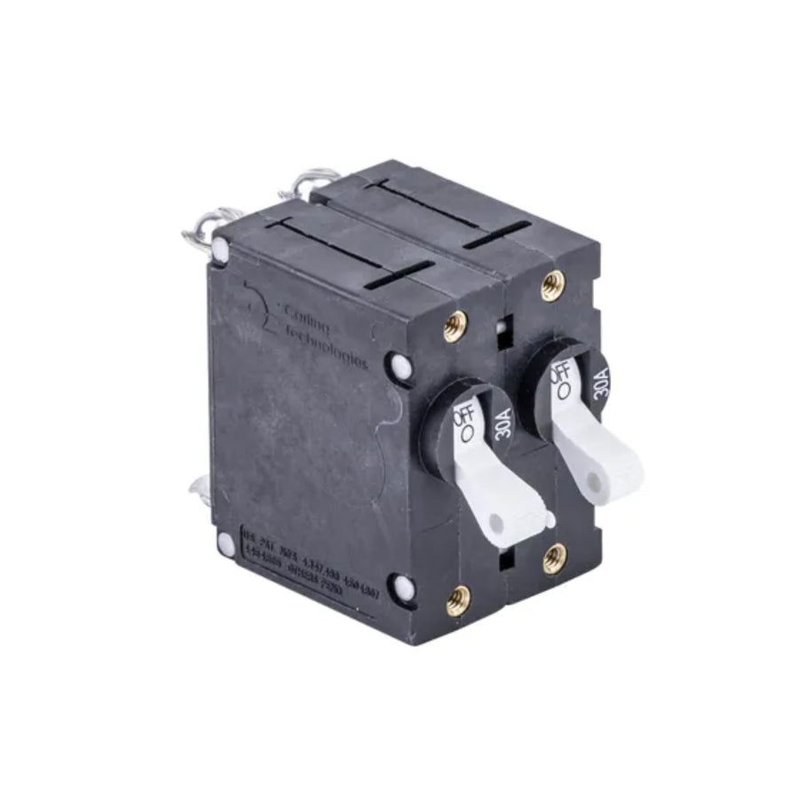 Sierra Circuit Breaker, Std Wht Toggle, Dbl Pole, 30A CB50460