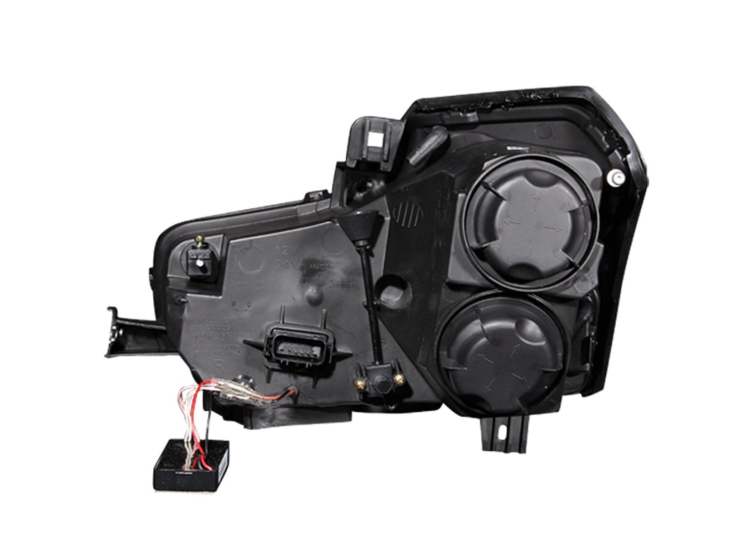 Cadillac CTS Anzo USA 121415 Black Halo Projector Headlight with Clear Lens