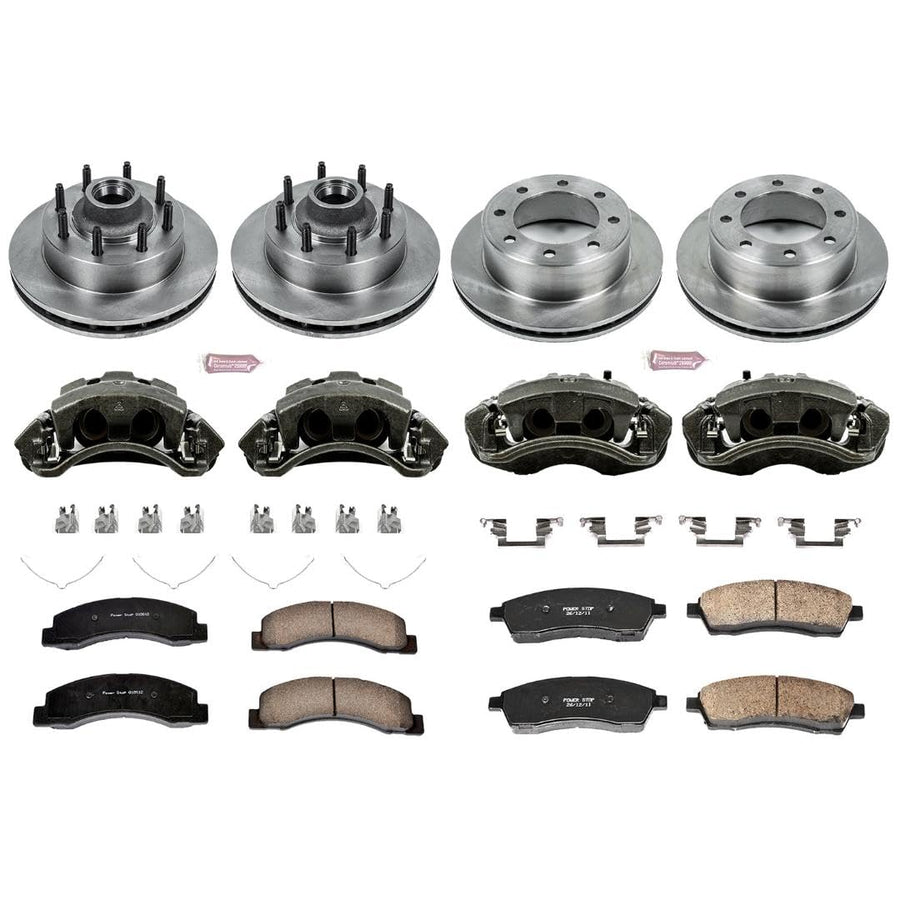 Power Stop 1-Click KCOE1894A Autospecialty Replacement Brake Kit with Calipers