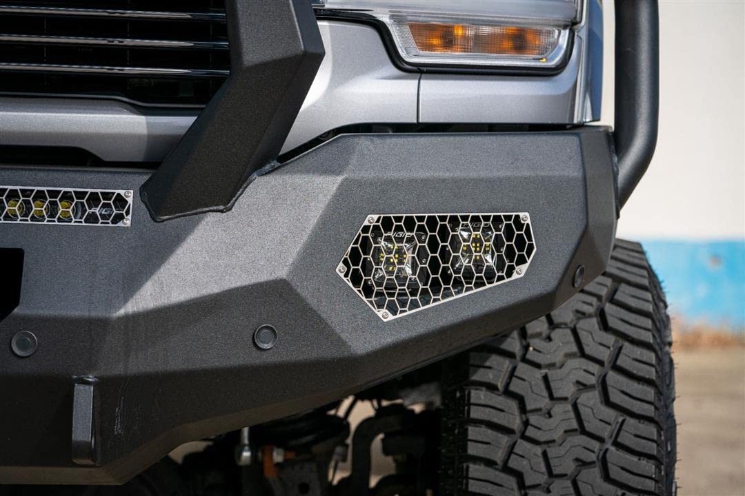 iDentity Full Width Raw Front HD Bumper Road Armor 2204DF-B1-P3-MR-BH