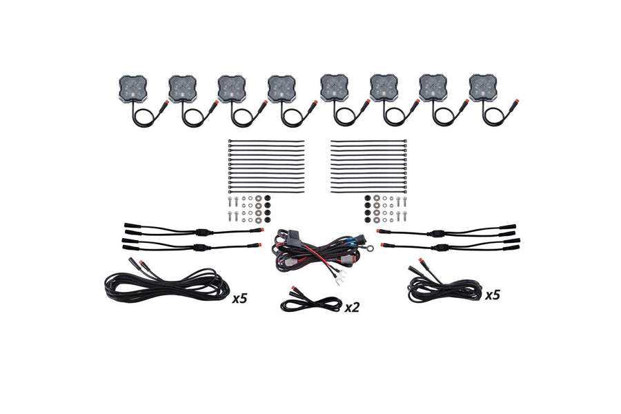 RGBW Rock Light Installer Kit Diode Dynamics (8-Pack)