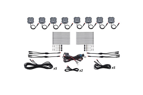 RGBW Rock Light Installer Kit Diode Dynamics (8-Pack)