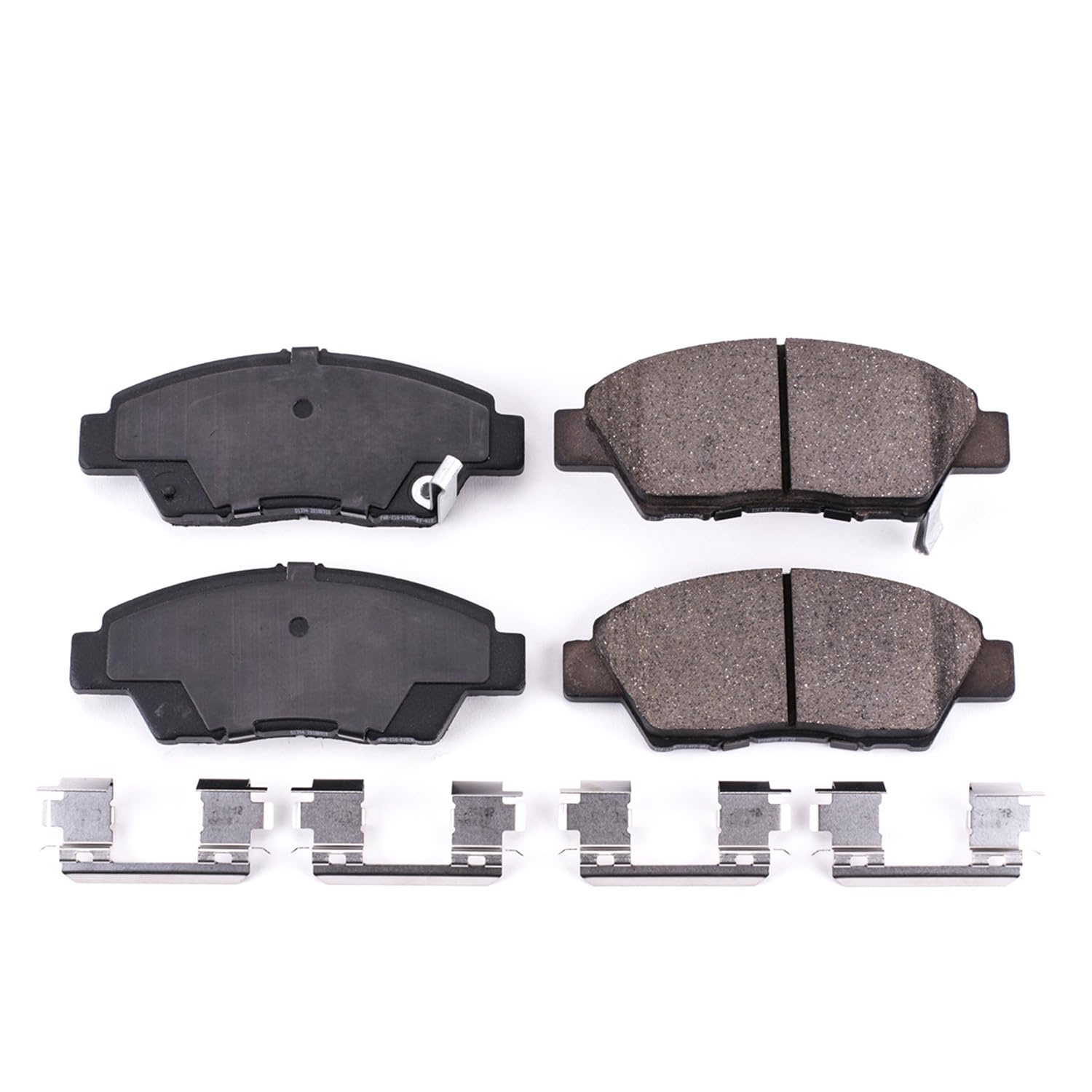 Power Stop Front Brake Kit For CR-Z Honda 2011-15 | Honda Fit 2009-20 - Ceramic Brake Pads With Installation Hardware, 17-1394