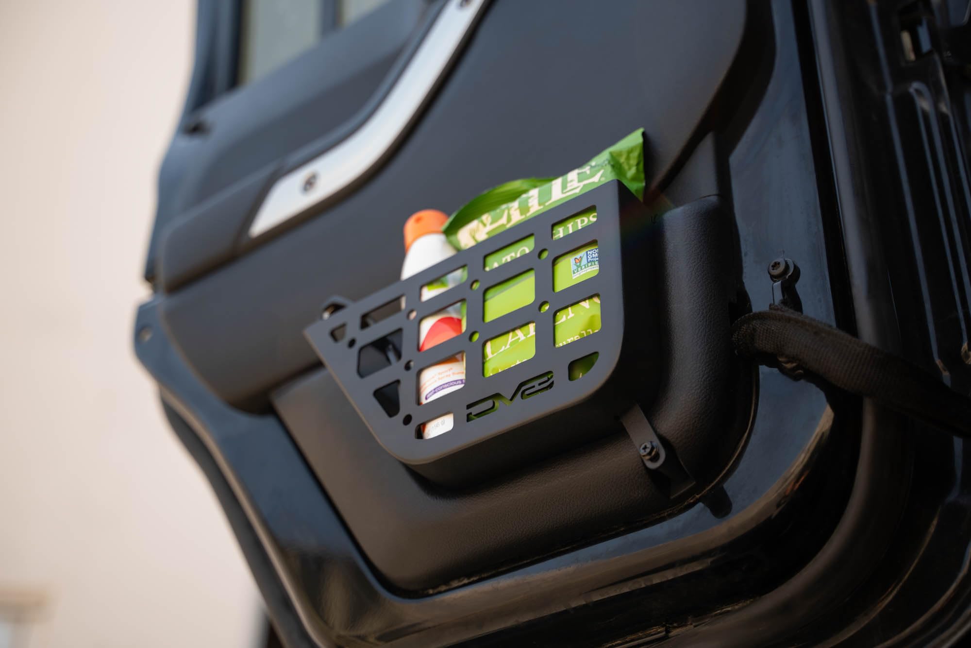 Slim Rear Door Molle Pockets DV8 Offroad for 2011-2018 Jeep Wrangler JK | Replaces The Weak Factory Netting | Slimmer Width for Improved Legroom | Molle Panel Design for Gear Mounting Solutions | Pair