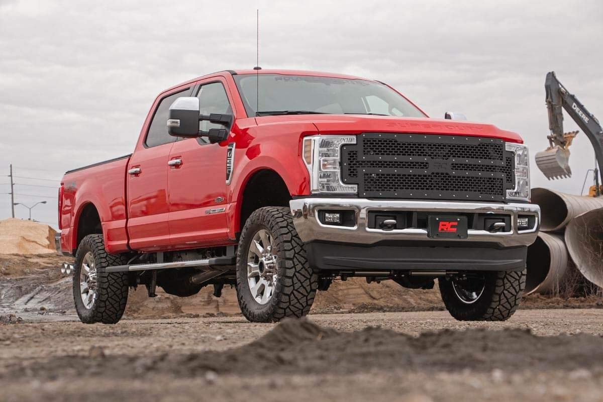 Rough Country Mesh Black Grille Insert for 2017-2019 Ford Super Duty - 70213