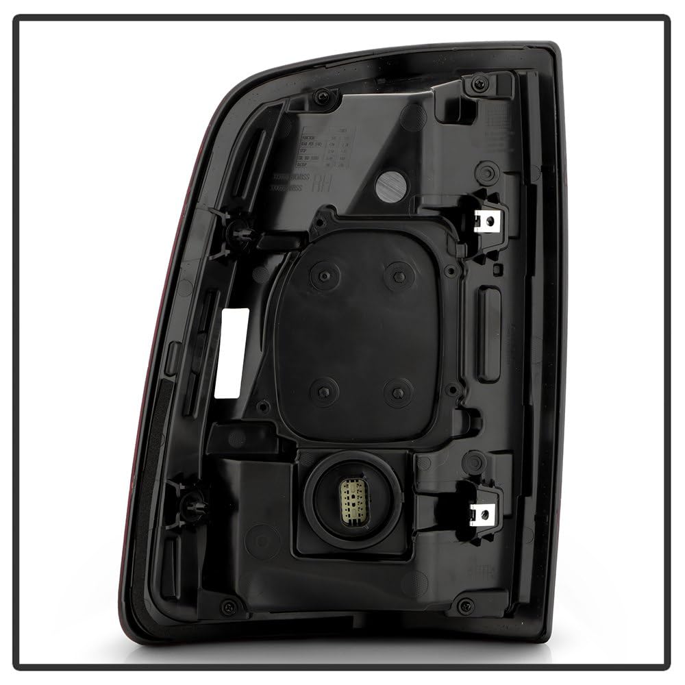 Dodge Ram 2500 Spyder (POE) 19-24 w/o Blind Spot Detection Red Bezel LED Tail Light - OE Right