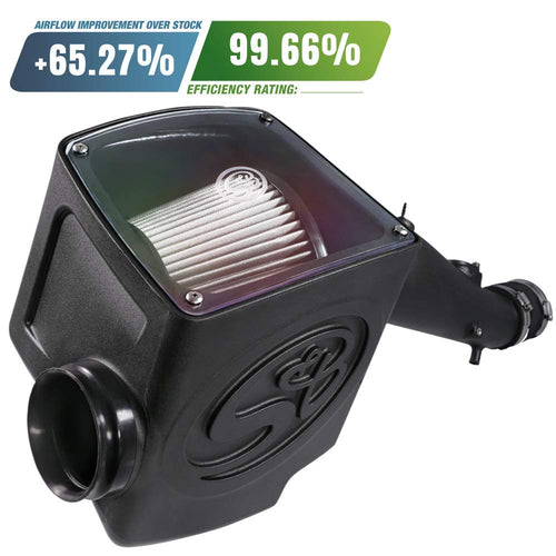 Cold Air Intake S&B Filters 75-5095D For 2005-2011 Toyota Tacoma 4.0L (Dry Extendable Filter)