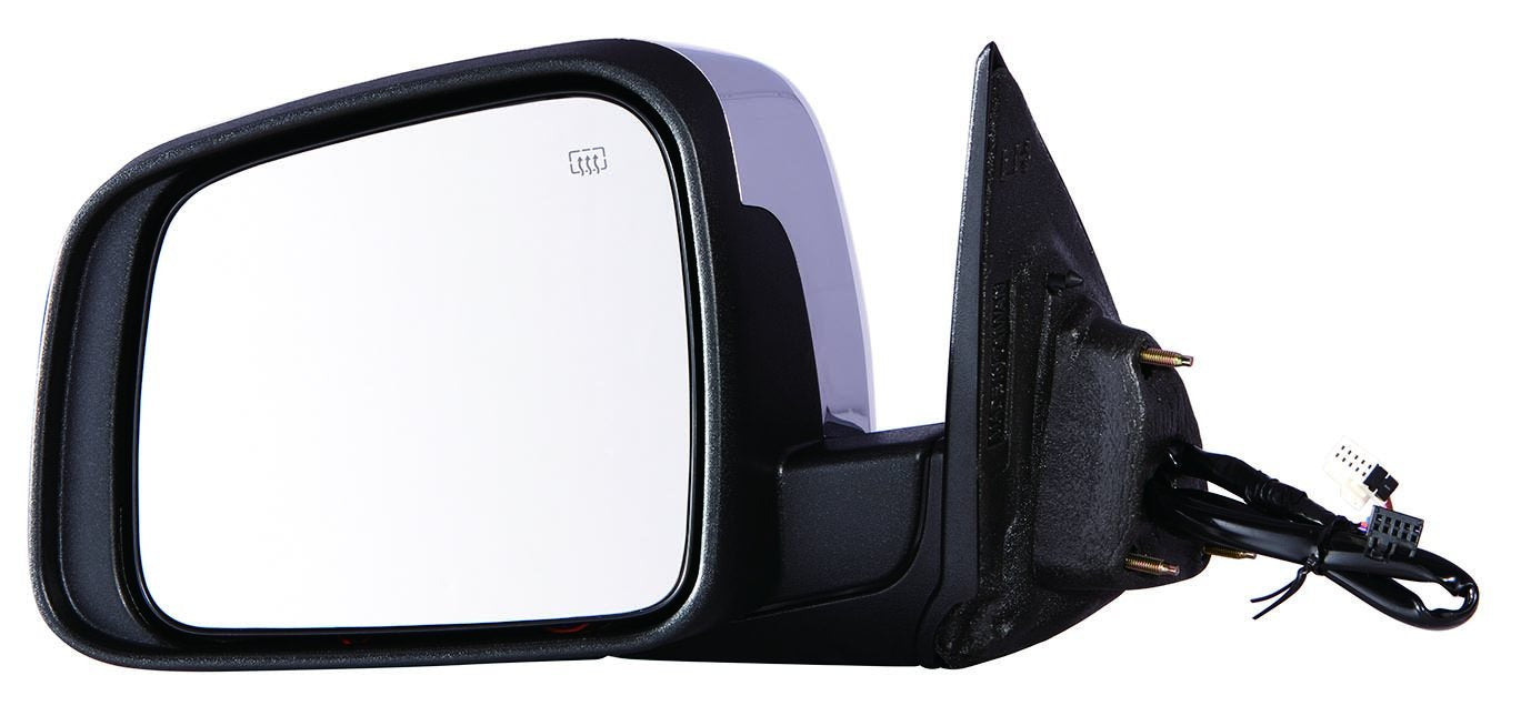 Driver Side DEPO 334-5425L3ECH Mirror (Dodge Durango 11-15 Power Heat W/Signal W/Memory W/O Blind Spot Detection (Chrome)