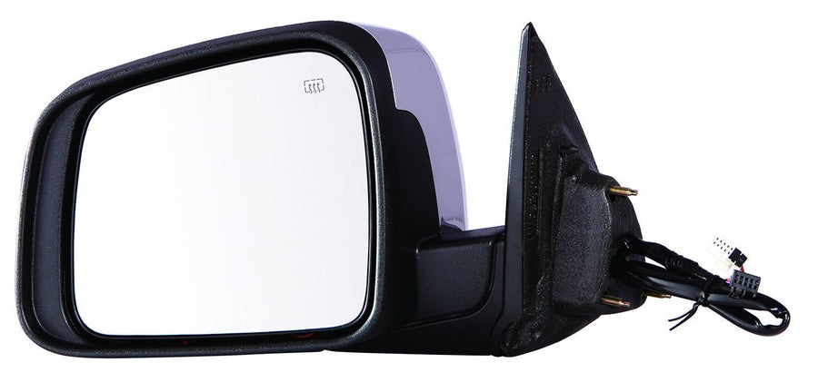 Driver Side DEPO 334-5425L3ECH Mirror (Dodge Durango 11-15 Power Heat W/Signal W/Memory W/O Blind Spot Detection (Chrome)