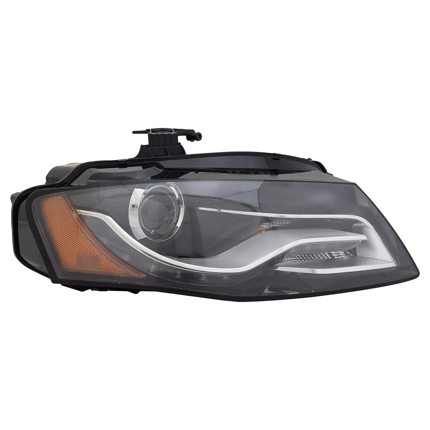 Right TYC Headlight Assembly Compatible with 2009-2012 Audi A4
