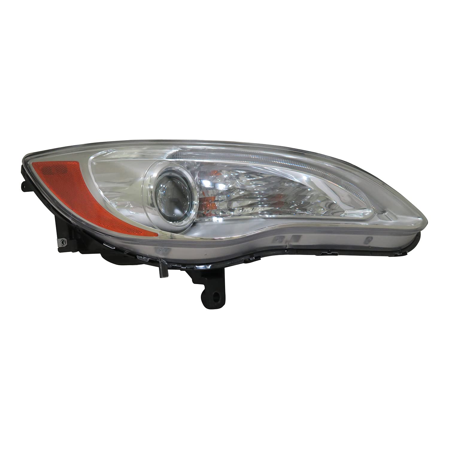 Right TYC Headlight Assembly Compatible with 2011-2014 Chrysler 200