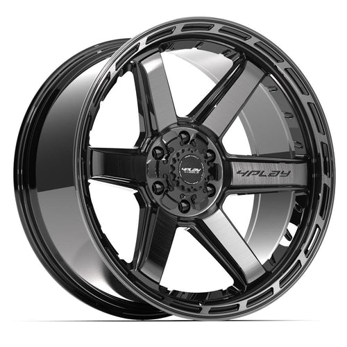 4Play Wheels 4P63-22100-6D55-18BBT: 22X10 Gen3 4P63 6X135Mm & 6X5.5" -18Et In Gloss Black W/Brushed Face & Tinted Clear