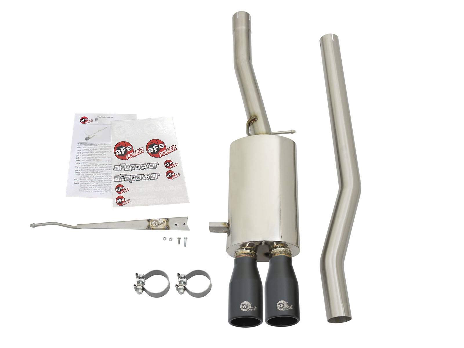 MACH Force-Xp aFe Power Exhaust System (2-1/2", Cat-Back, Stainless Steel)