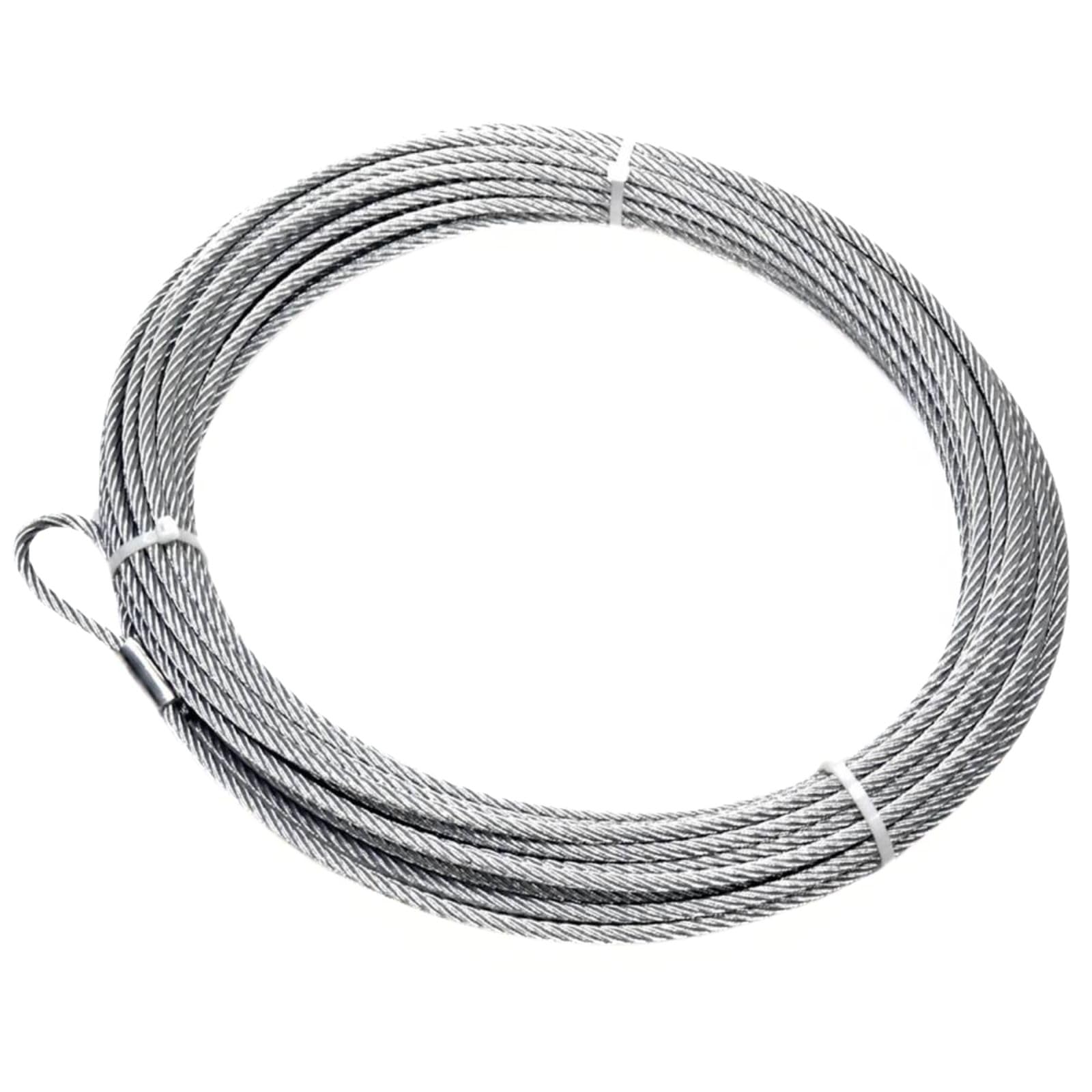 7/32" x 50' MILE MARKER 77-50112-40 Replacement Galvanized Aircraft Steel Cable for 3,500 Pound ATV UTV Winches Only | Designed for Durability and Convenience