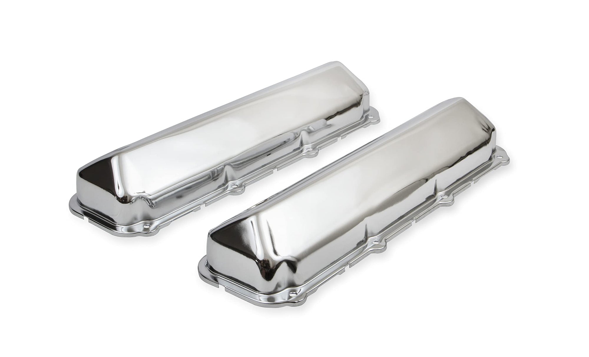 Chrome Valve Covers Mr. Gasket 9413 with Baffle