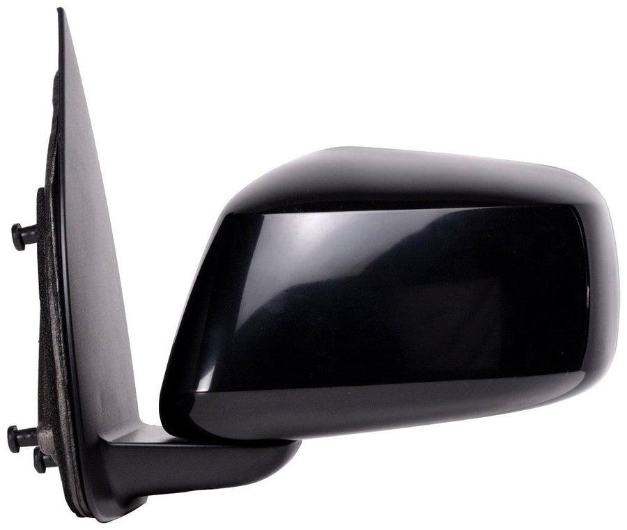 Mirror Driver Side for Nissan Frontier (Extended/crewcab), Xterra, Black, Foldaway, Manual