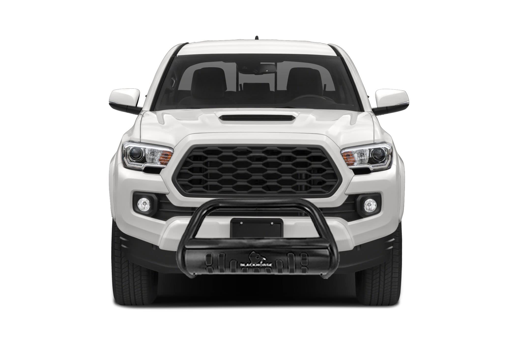 Bull Bar Black Horse Skid Plate Satin Black Compatible with 2016-2023 Toyota Tacoma-BB096410A-SP