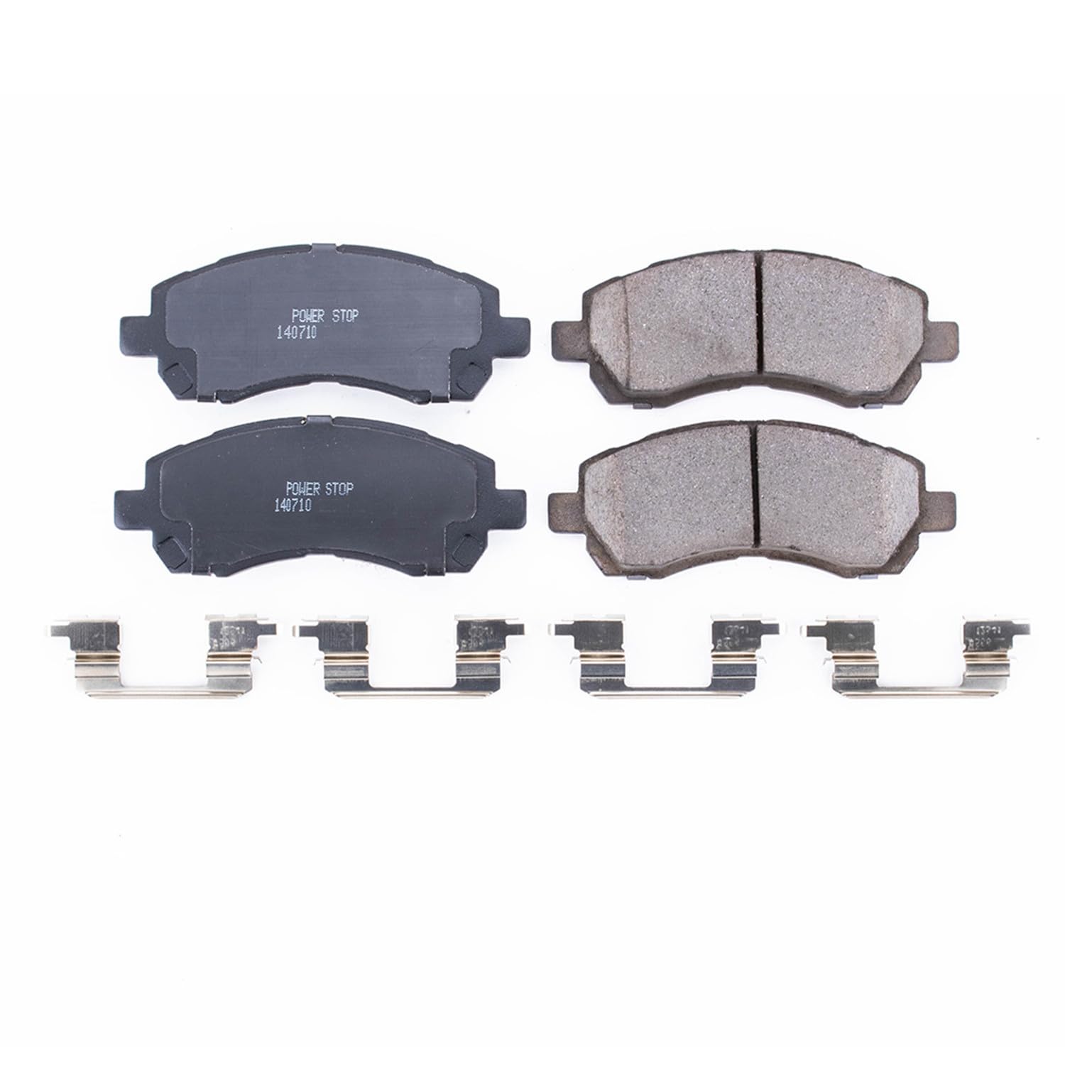 Power Stop Front Brake Kit For Subaru Legacy 1997-00 | Subaru Impreza 1997-01 - Ceramic Brake Pads With Installation Hardware, 17-722