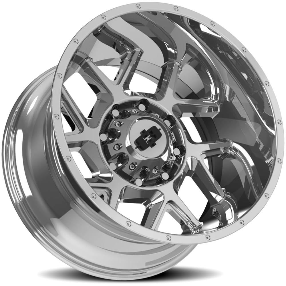 22x12 Vision Sliver 360 -51mm Chrome Wheel Rim 22" Inch 8x6.5"