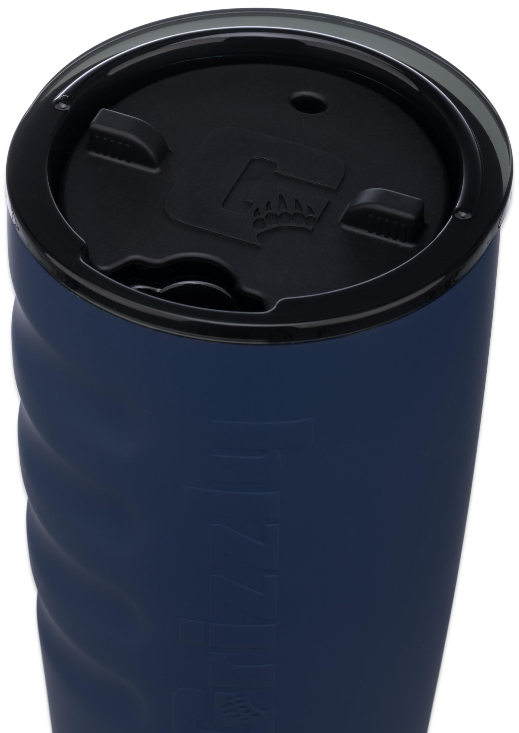 20 oz Grizzly Grip Cup with Mag Lid | Vacuum Insulated | For Coffee Car Travel Beach Camping Hiking Hunting Fishing | Shield Blue