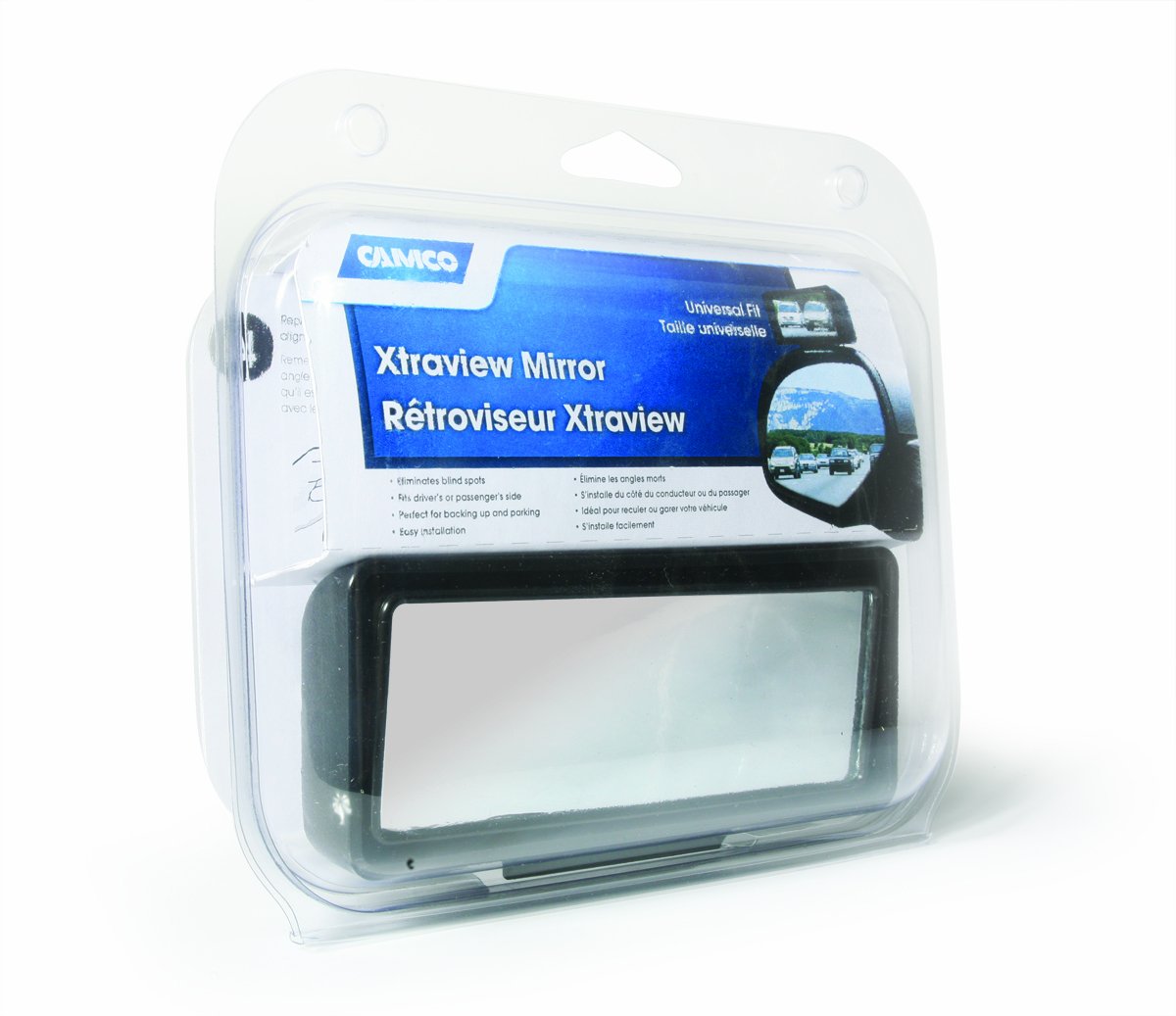 Camco Blind Spot Mirror 25633 - Convex, Supplementary Side View