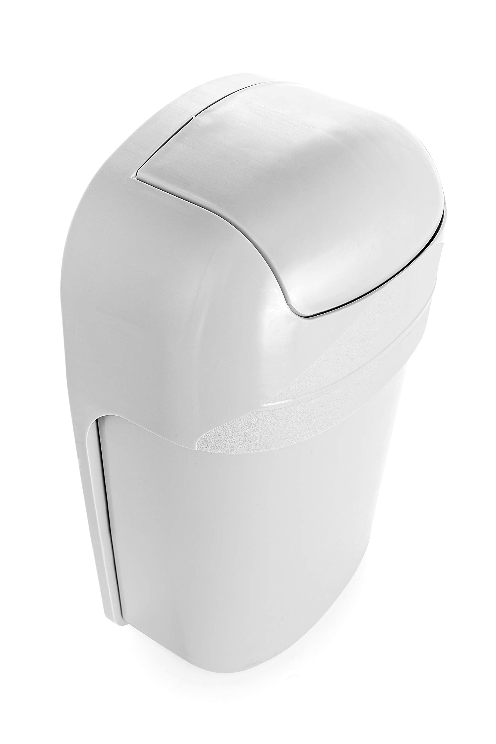 Cabinet Mount Camco Trash Can | Ideal for Tight Spaces in an RV, Boat, Apartment, Dorm Room or Tiny House | Measures 13.5" x 8.5" x 5" (43962)