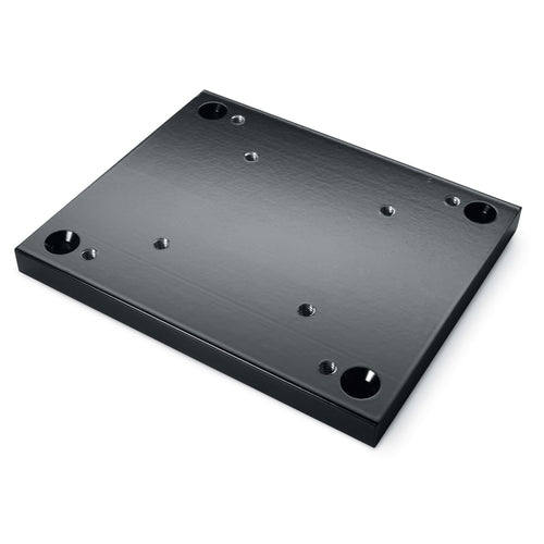 Black Aluminum Cannon Deck Plate for Downriggers and Boat Accessories