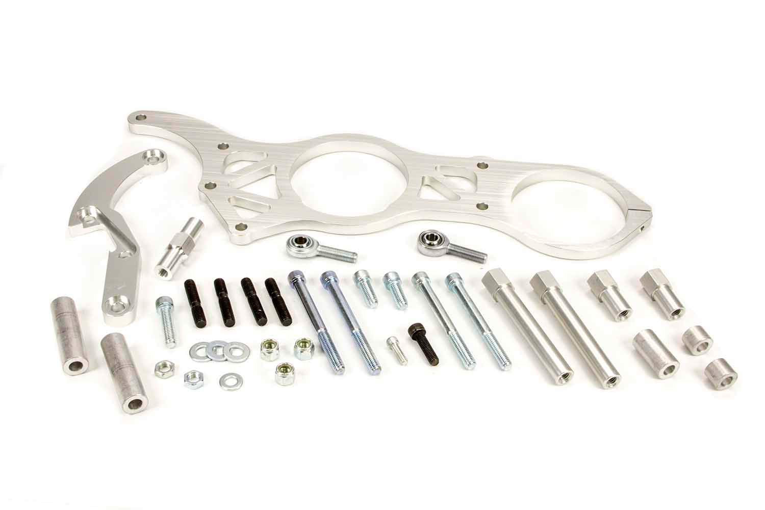 Moroso Alternator & Vacuum Pump Mounting Bracket 63867, Fits Big Block Chevy Engines w/Meziere Water Pump and 130mm Alternator