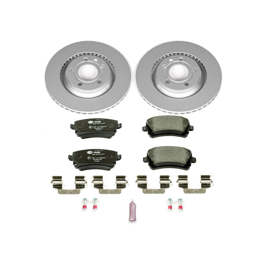 Euro-Stop Brake Kit Power Stop ESK4564 For Audi S4 2004-2009 [Model Specific]
