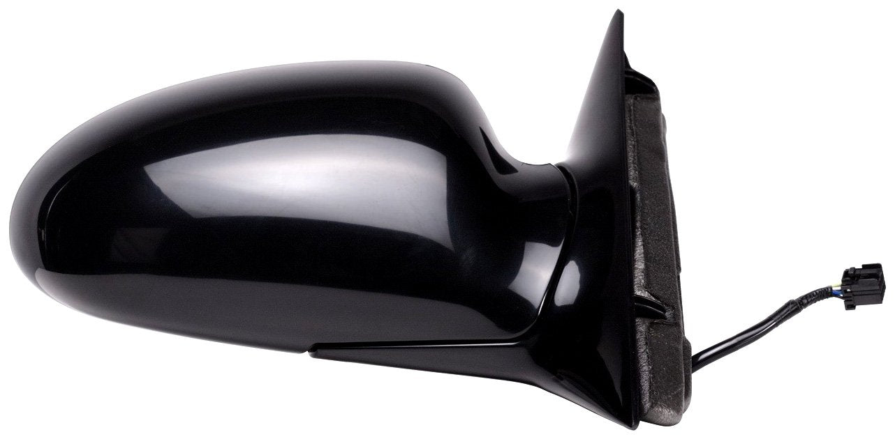 Fit System Mirror Passenger Side for Buick Le Sabre, w/o Memory, Black, PTM, Foldaway, Power