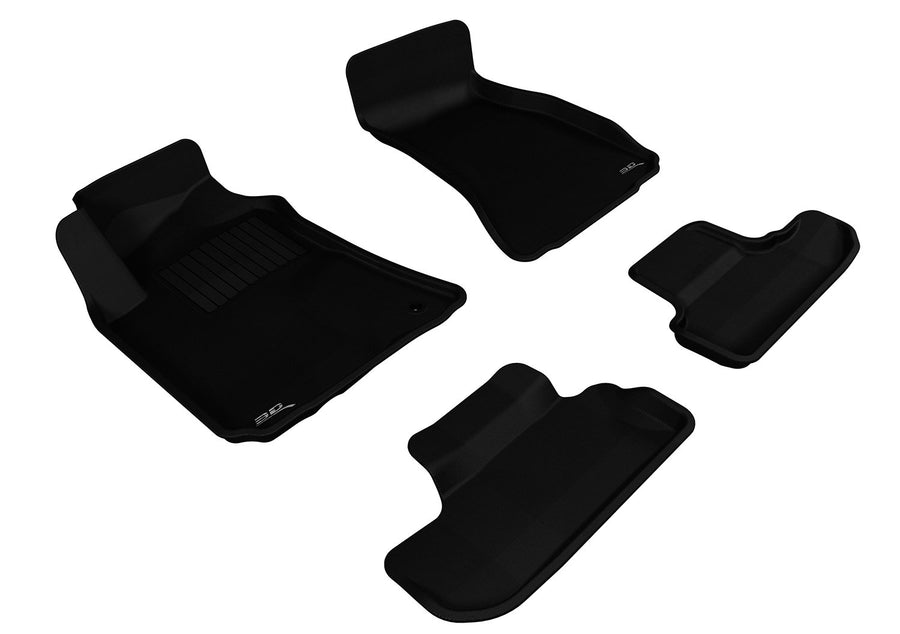 KAGU 3D MAXpider Custom Fit Floor Mat (BLACK) for 2008-2010 DODGE CHALLENGER - 1ST ROW 2ND ROW