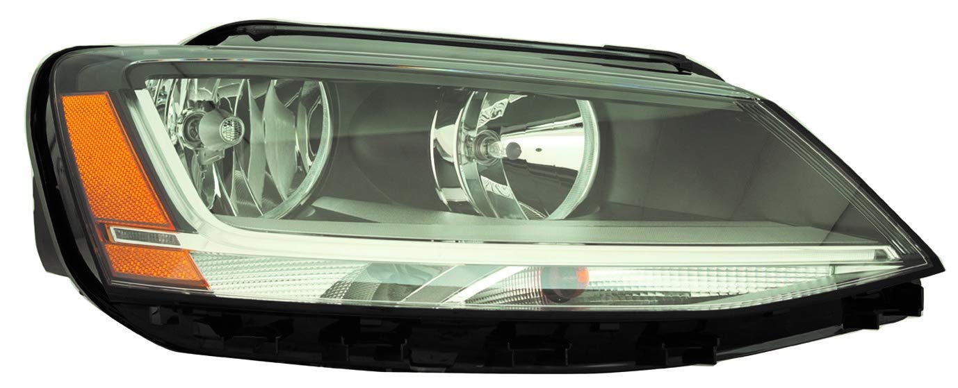 For Volkswagen Jetta/GLI Sedan 15-18 MAXZONE DEPO-341-1145R-AS2 Headlight with DRL LED Passenger Side